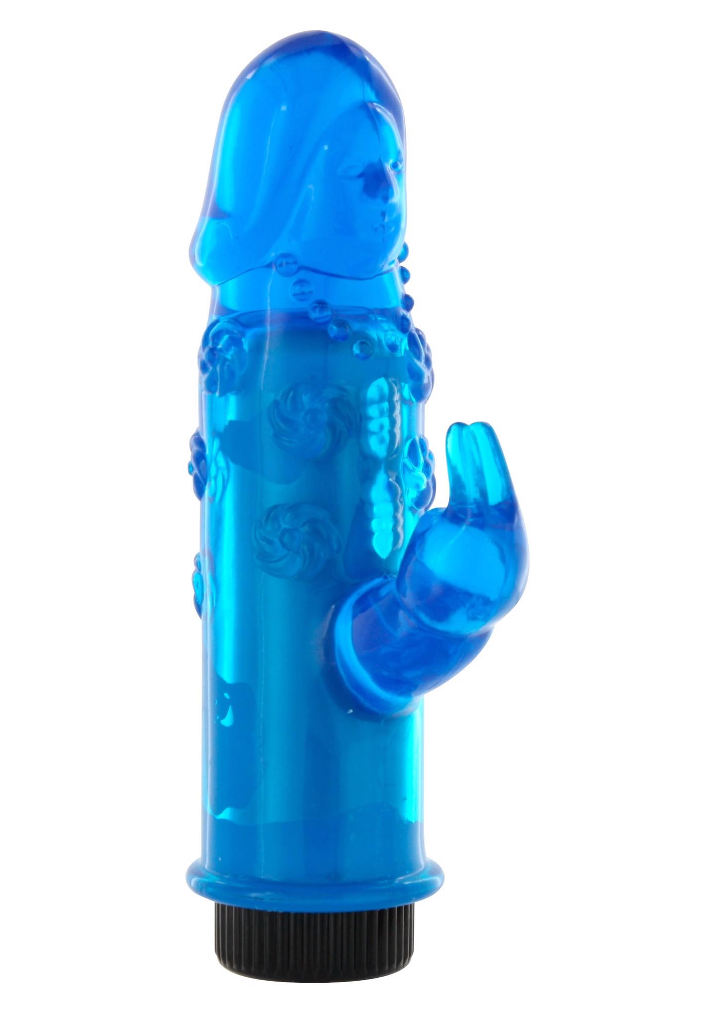 25082_BLUE_01 mini rabbit vibrator blue - zdjęcie produktu