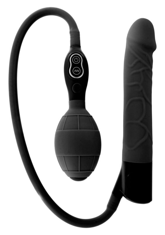 inflatable vibrator black - zdjęcie produktu