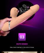 wibrator basia thtusting vibrator 2 in 1 tongue vibrators usb - galeria 4