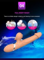 wibrator basia thtusting vibrator 2 in 1 tongue vibrators usb - galeria 6