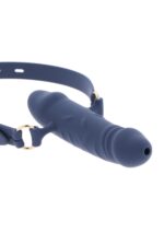 silicone breathable penis gag blue - galeria 3