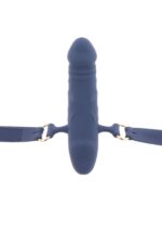 silicone breathable penis gag blue - galeria 4