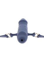 silicone breathable penis gag blue - galeria 5