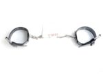 fetish b series handcuffs with studs 4 cm - galeria 4