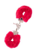 dream toys handcuffs with plush red - galeria 1