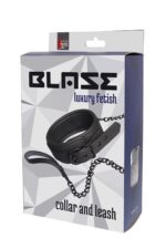 blaze collar and leash black - zdjęcie produktu
