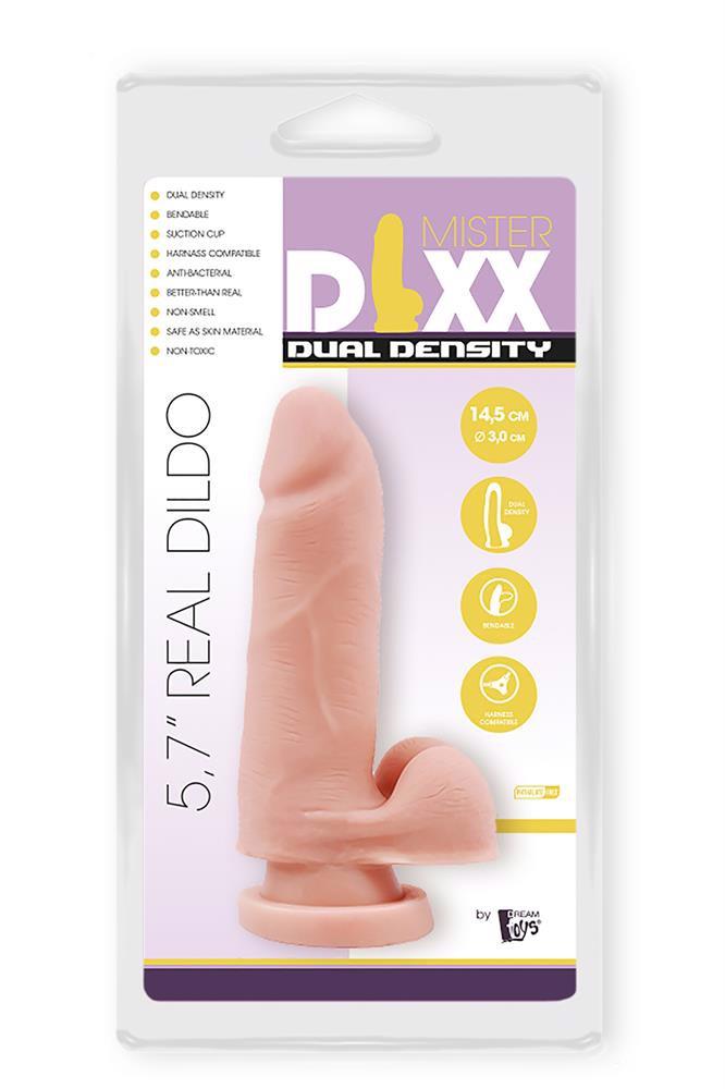 35-21858 MR. DIXX 5.7INCH DUAL DENSITY DILDO - obrazek 1