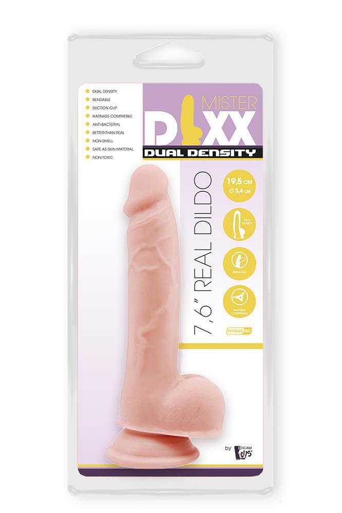 35-21862 MR. DIXX 7.6INCH DUAL DENSITY DILDO - obrazek 1