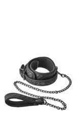 blaze collar leash diamond black - galeria 4