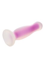 radiant soft silicone glow in the dark plug medium purple - galeria 3