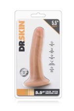 dr skin 5 5inch cock with suction cup - zdjęcie produktu