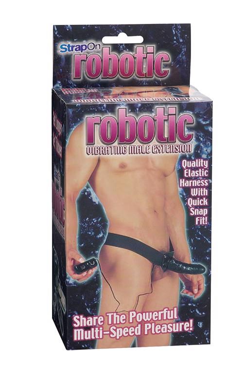 35-50255 ROBOTIC MALE STRAP-ON BLACK - obrazek 1