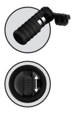 fetish fantasy series limited edition vibrating silicone nipple lassos black - galeria 1