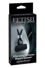 fetish fantasy series limited edition vibrating silicone nipple lassos black - galeria 3