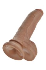 king cock 9 inch cock with balls tan - galeria 2
