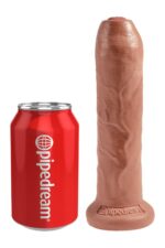 king cock 7 inch uncut tan - galeria 1