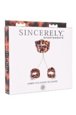 sportsheets amber neck and wrist restraint - zdjęcie produktu
