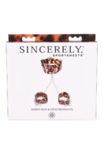 sportsheets amber neck and wrist restraint - galeria 3