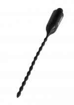 e stimulation vibrating urethral sounding plug black - zdjęcie produktu