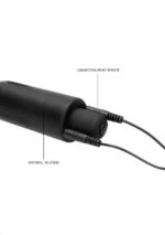 e stimulation vibrating urethral sounding plug black - galeria 4