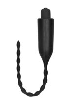 e stimulation vibrating urethral sounding plug black - galeria 10