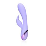 smooth silicone rabbit vibrator digital lavender - galeria 3
