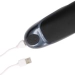 vibrating masturbator sleeve licorice black - galeria 1