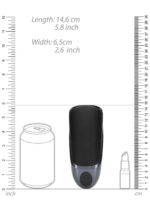 vibrating masturbator sleeve licorice black - galeria 10