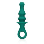 pawn shaped anal vibrator peacock plume - zdjęcie produktu
