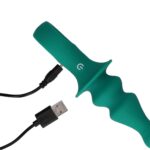 pawn shaped anal vibrator peacock plume - galeria 1