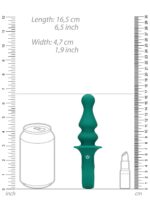 pawn shaped anal vibrator peacock plume - galeria 8