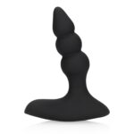 beaded vibrating anal plug with remote control - galeria 6