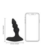 beaded vibrating anal plug with remote control - galeria 10