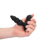 beaded vibrating anal plug with remote control - galeria 11