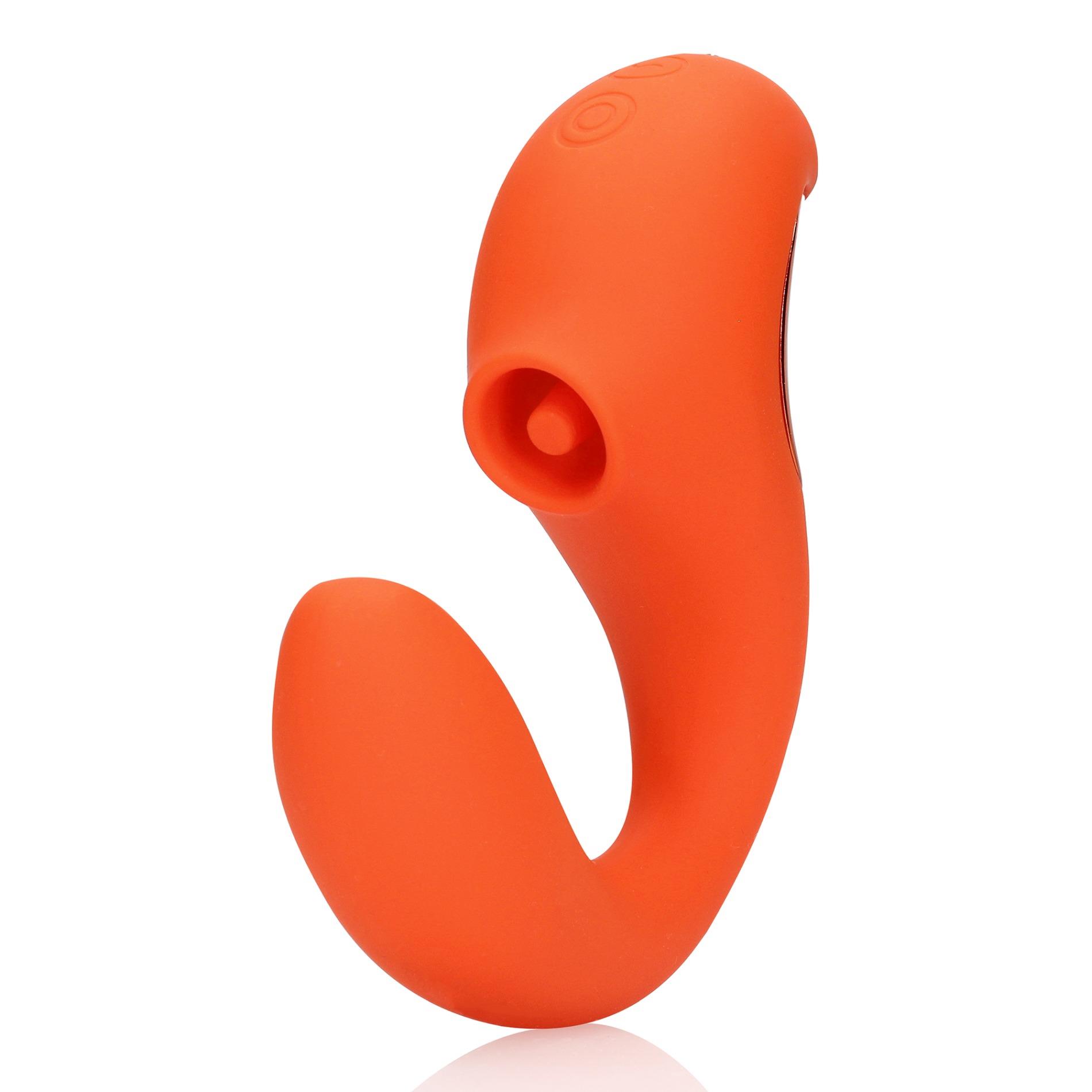 36-LOVE098ORN G-Spot Vibrator with Clitoral Pulse Wave - obrazek 1