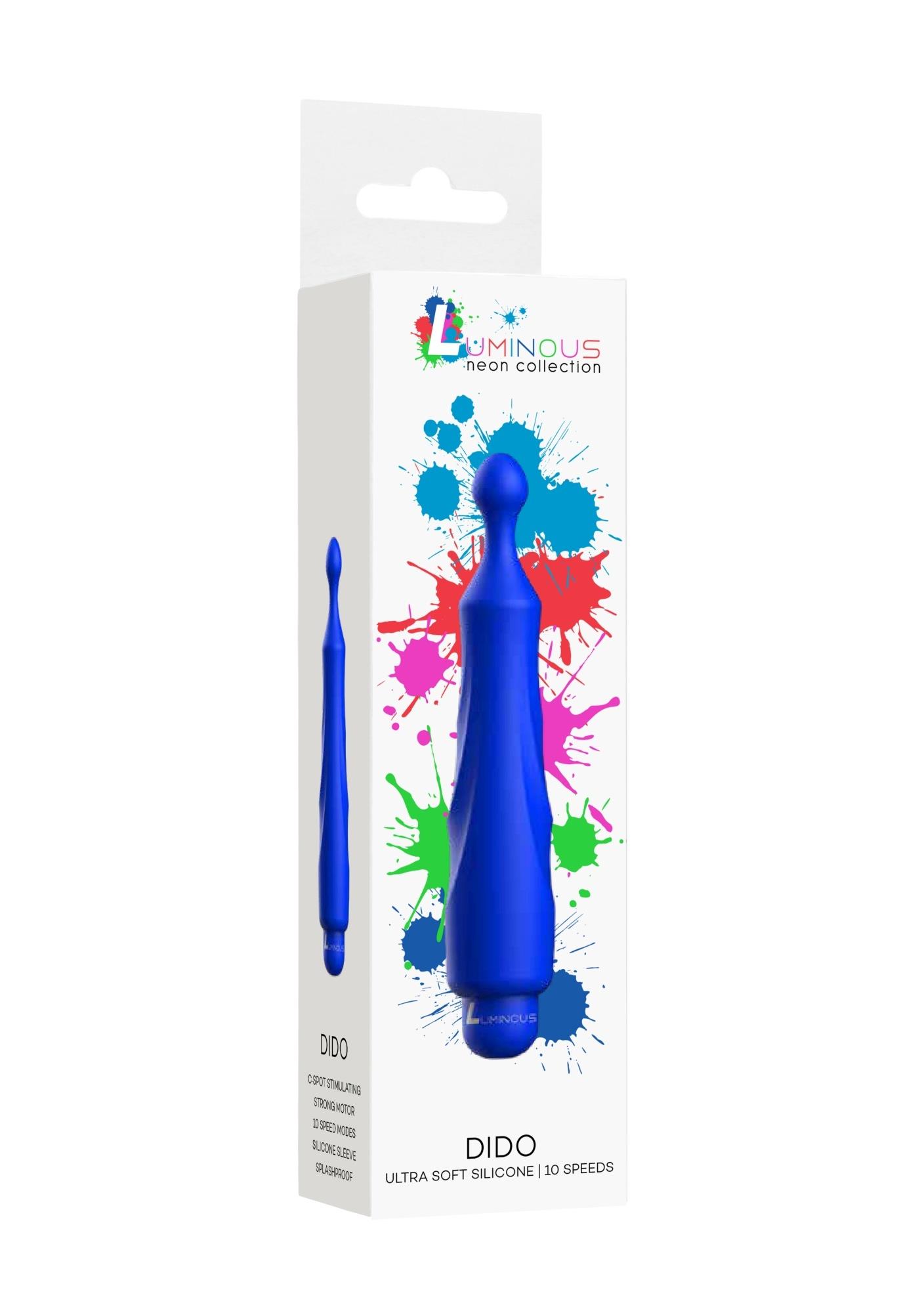 36-LUM012RBL Dido - ABS Bullet With Sleeve - 10-Speeds - Royal Blue - obrazek 1
