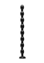 ass snake beaded dildo 48 cm black - galeria 1