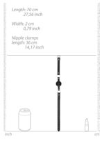 breathable ball gag with nipple clamps - galeria 9