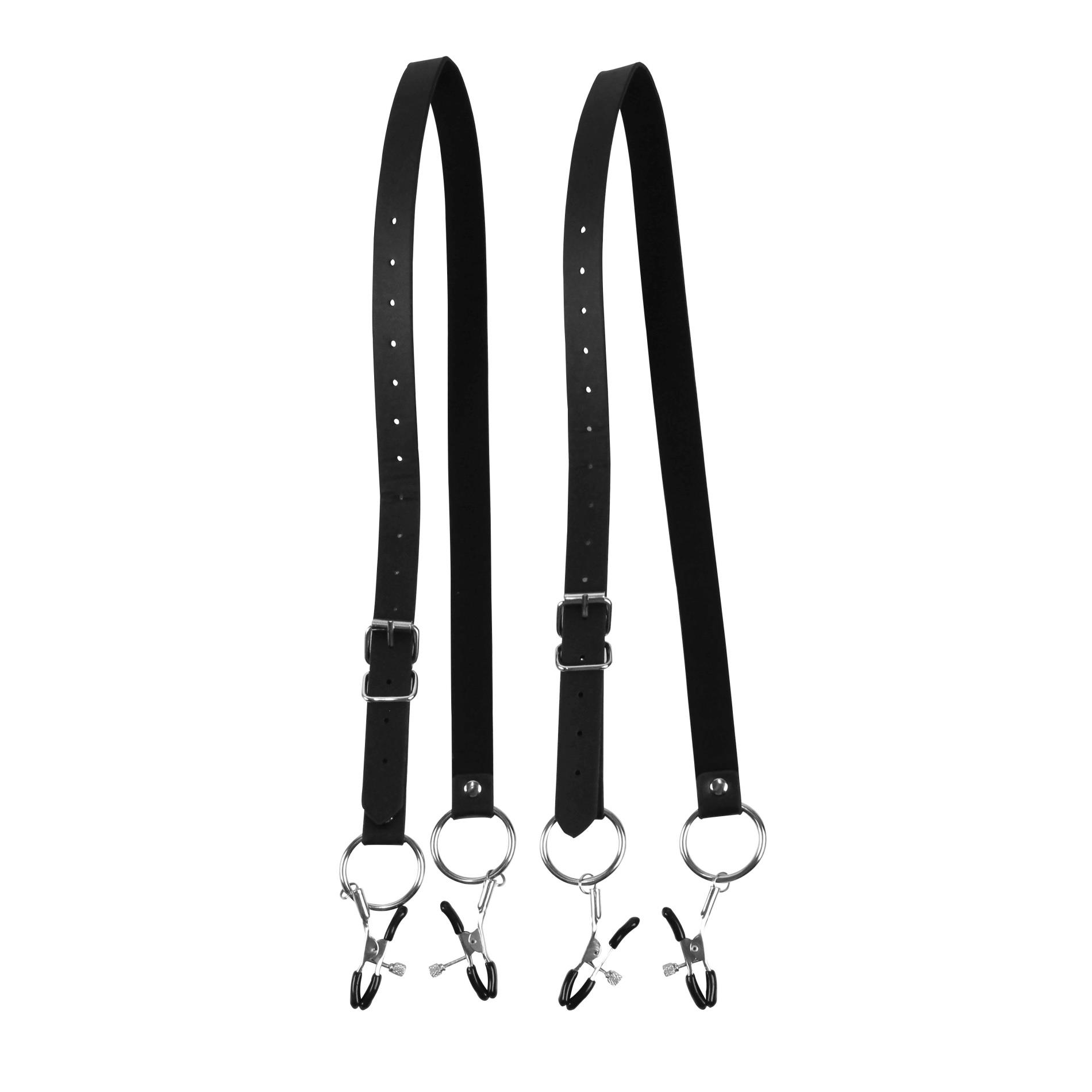 36-OU875BLK Labia Spreader with Clamps - Black - obrazek 1
