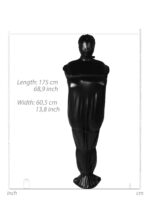 body bag with nylon straps black - galeria 10