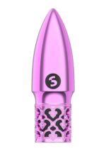 glitter rechargeable abs bullet pink - zdjęcie produktu
