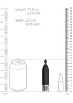twinkle rechargeable silicone bullet black - galeria 3