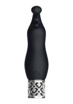 exquisite rechargeable silicone bullet black - zdjęcie produktu