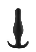 butt plug with handle medium black - zdjęcie produktu