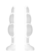 no 51 large hollow tunnel butt plug 5 inch translucent - galeria 1
