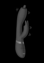 nilo pinpoint rotating g spot rabbit black - galeria 1