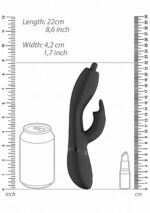 nilo pinpoint rotating g spot rabbit black - galeria 4