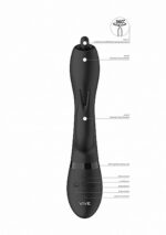 nilo pinpoint rotating g spot rabbit black - galeria 10