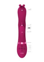 gada vibrating bunny ear g spot rabbit with pulse wave shaft - galeria 6
