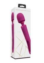 vive kiku rechargeable double ended wand with innovative g spot flapping stimulator pink - galeria 2